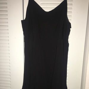 Old Navy black cami fit & flare dress